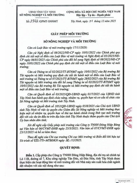 Giấy phép môi trường